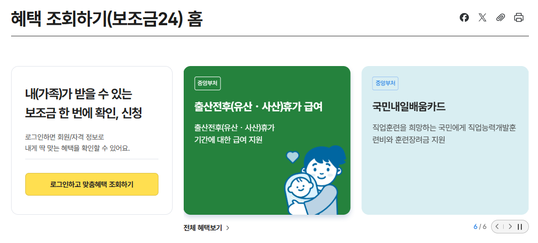 2026정부지원금조회