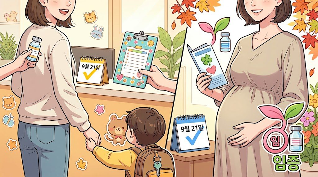 9월 21일부터 열리는 어린이와 임신부 시작일