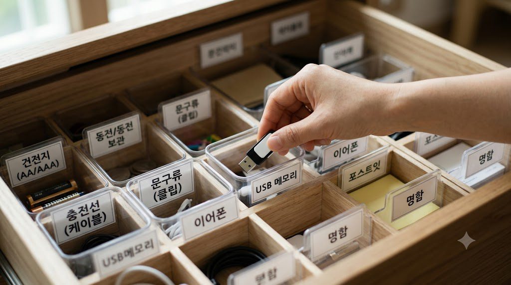 라벨링으로 물건 찾기 시간을 줄이는 방법